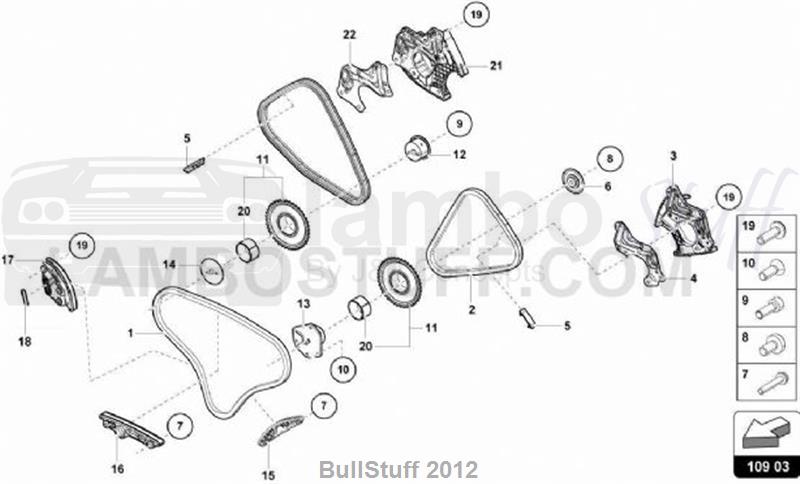 2017 Lamborghini HURACAN LP610-4 SPYDER ARABIA TIMING CHAIN (109.03.00)